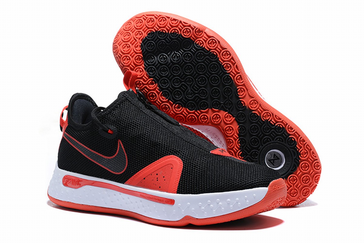 Nike PG 4 Men Shoes Black Red